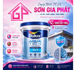 Chất chống thấm MÀU DULUX  AQUATECH 3IN1 V189