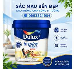 Dulux Inspire Nội Thất Sắc Màu Bền Đẹp Bề Mặt Mờ 39A
