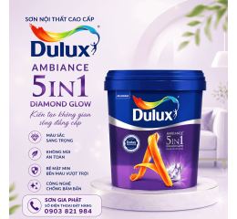 Dulux Ambiance 5in1 Diamond Glow - Siêu Bóng 66AB