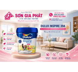 Dulux Inspire Nội Thất Sắc Màu Bền Đẹp Bề Mặt Mờ 39A