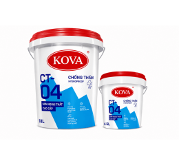 Sơn ngoại thất cao cấp KOVA CT-04 CHỐNG THẤM (Mới)