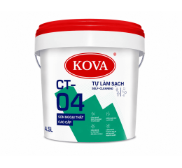 Sơn ngoại thất cao cấp KOVA CT-04 Tự Làm Sạch (Mới)
