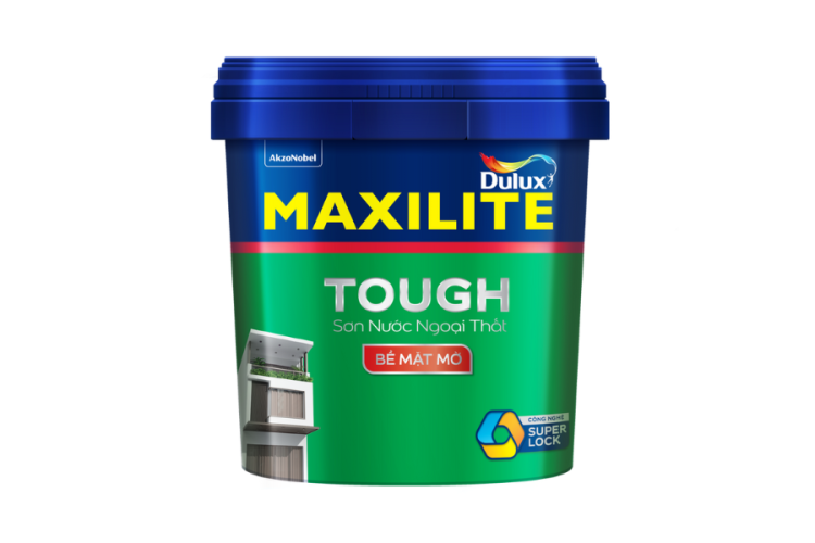 Sơn nước ngoại thất Maxilite Tough từ Dulux_Bề Mặt Mờ 28C
