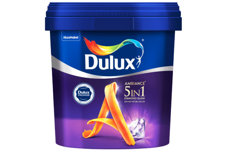 Dulux Ambiance 5in1 Diamond Glow - Siêu Bóng 66AB