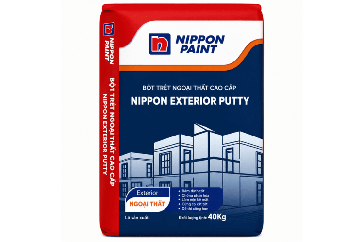 BỘT TRÉT NGOẠI THẤT NIPPON EXTERIOR PUTTY