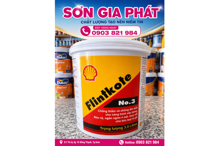 Shell Flintkote No.3 CHỐNG THẤM CON SÒ
