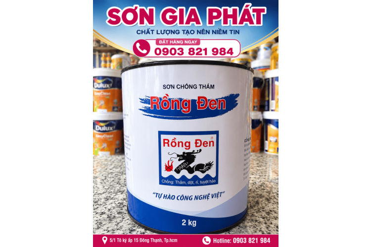 SƠN CHỐNG THẤM RỒNG ĐEN
