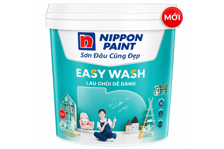  Sơn nội thất Nippon Paint Easy Wash