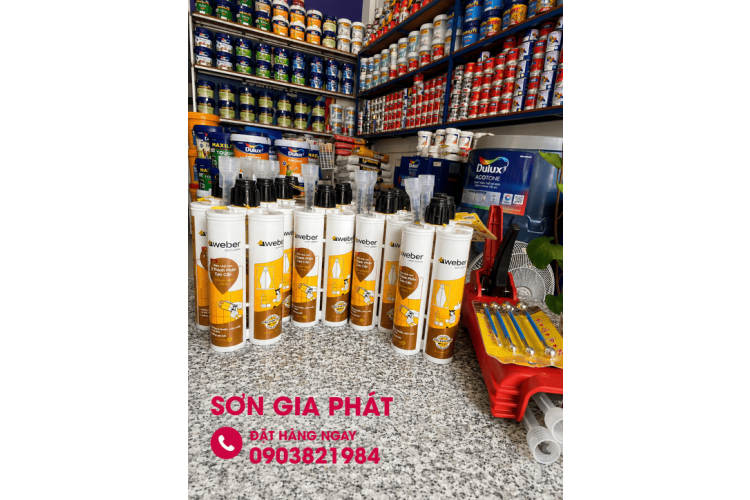 Keo chà ron epoxy 2 thành phần cao cấp - WEBERCOLOR SHINE