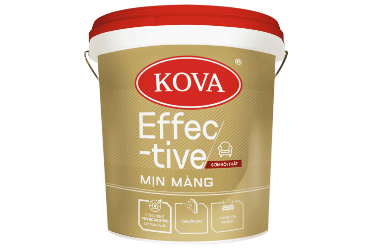 Sơn nội thất KOVA Effective Mịn Màng