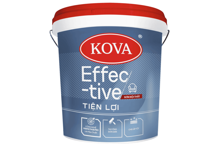 Sơn nội thất KOVA Effective Tiện Lợi