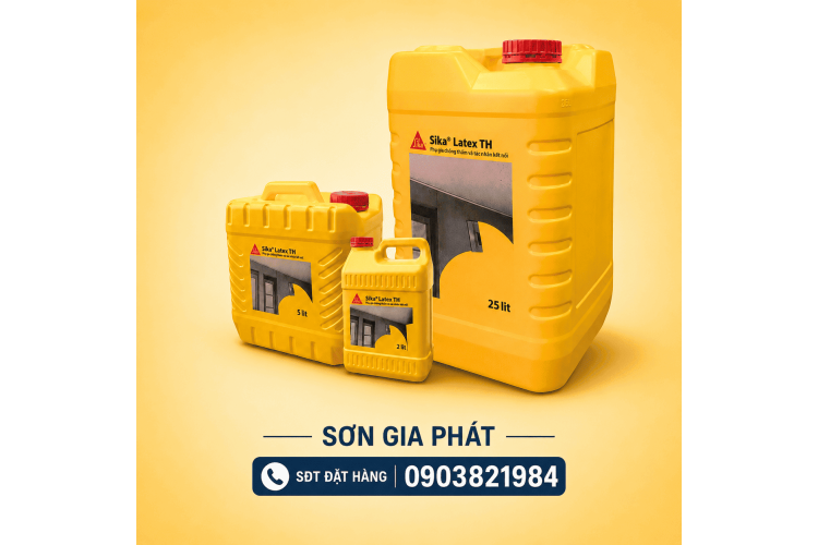 SikaLatex® TH - Phụ gia bê tông chống thấm