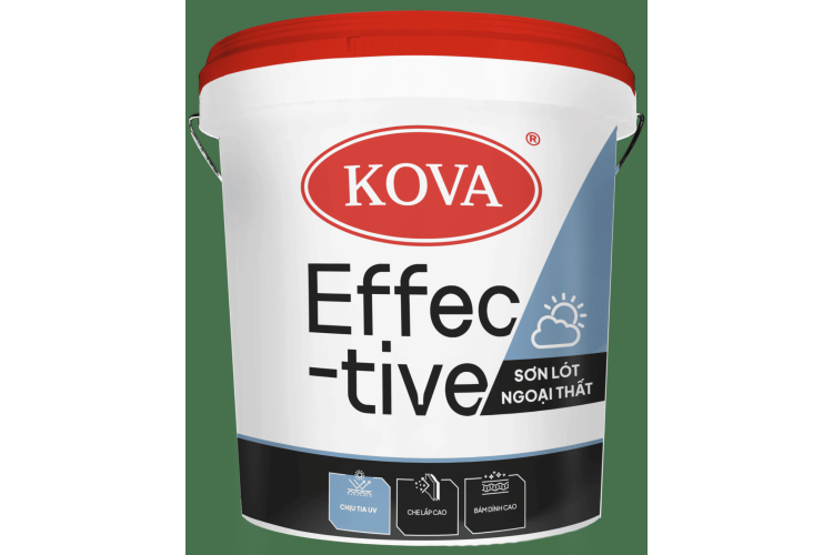 Sơn lót ngoại thất kháng kiềm KOVA Effective
