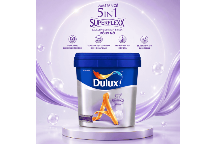 Dulux Ambiance 5in1 Superflexx - Bóng Mờ Z611