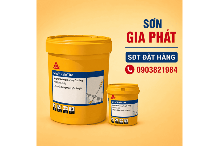 Chất chống thấm dạng lỏng Sika RainTite