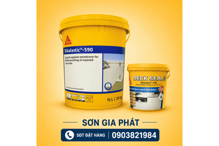 Sikalastic®-590- Màng chống thấm 1 thành phần gốc PU