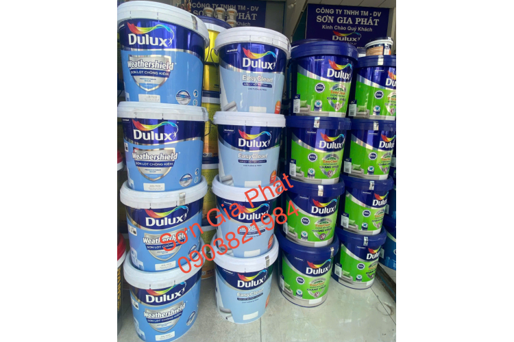 Dulux EasyClean Chống Bám Bẩn Kháng Virus – Bề Mặt Mờ E016M