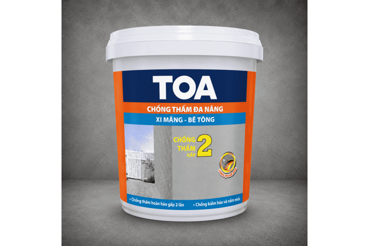 TOA Chống Thấm Đa Năng- Chống thấm pha xi măng
