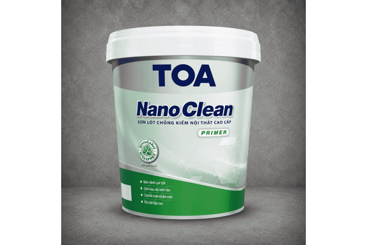 Sơn lót chống kiềm nội thất cao cấp TOA NanoClean Primer