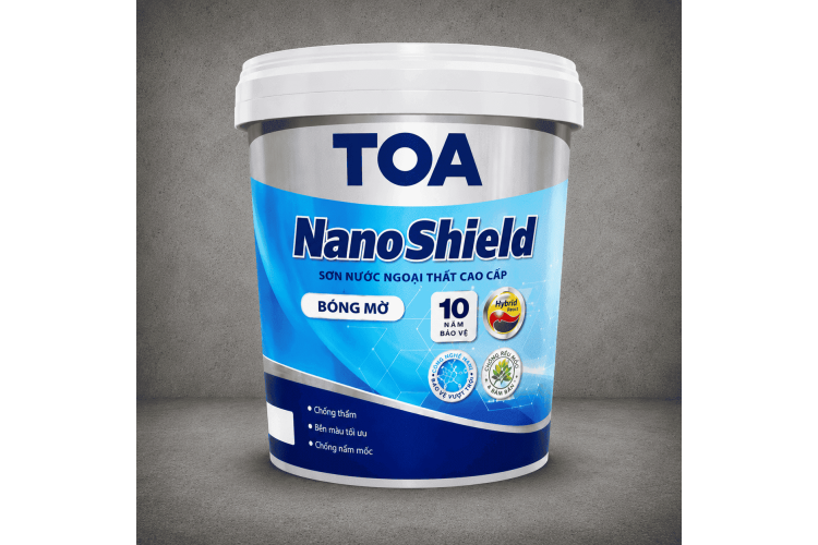 Sơn nước ngoại thất cao cấp TOA NanoShield