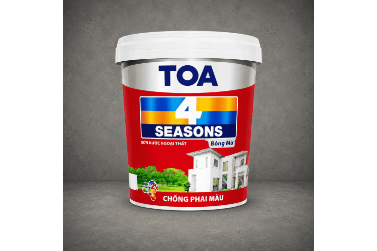 Sơn ngoại thất cao cấp TOA 4 Seasons Satin Glo
