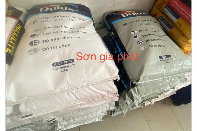BỘT TRÉT NỘI & NGOẠI THẤT  DULUX A502- 40KG