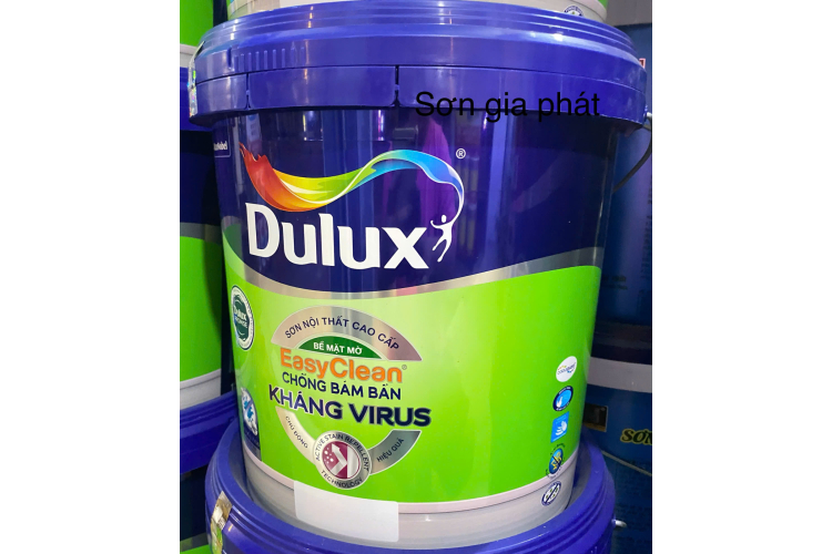 Dulux EasyClean Chống Bám Bẩn Kháng Virus – Bề Mặt Mờ E016M